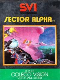 Sector Alpha Colecovision US box art